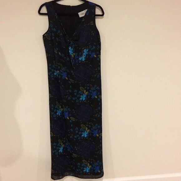 Ladies V Neck Maxi Dress Size 10 So Comfy! - Picture 2 of 5